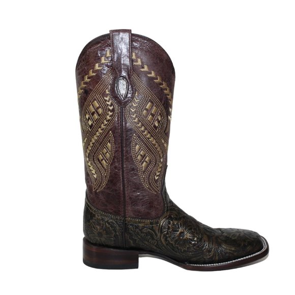 Ferrini Cleopatra Gold Square Toe Cowgirl Boots Women's 9.5 B NEW! - Picture 3 of 16